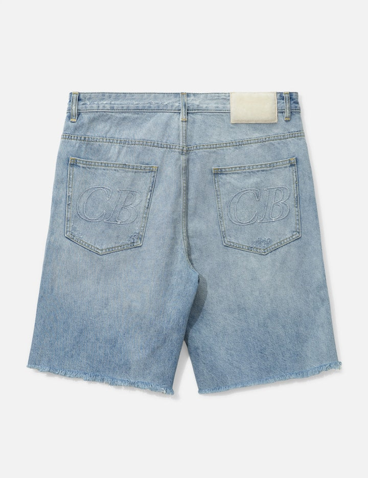 Repaired Denim Shorts