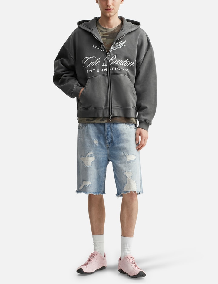 Repaired Denim Shorts