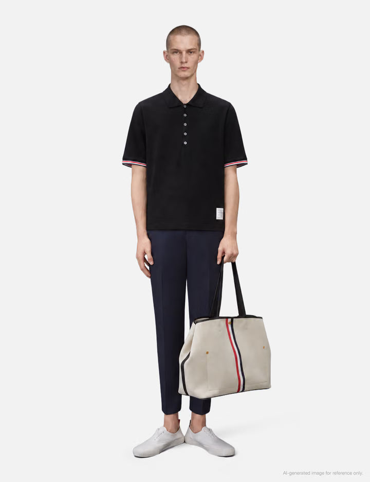 Short Sleeve Rib Cuff Polo