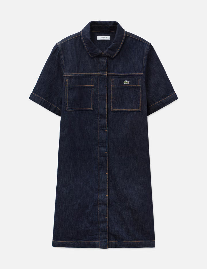 Short Sleeved Denim Dress