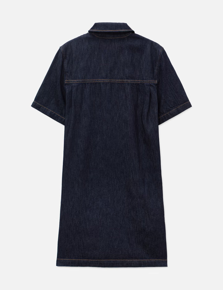 Short Sleeved Denim Dress