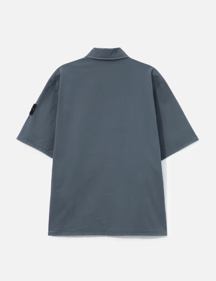 Short Sleeves Cotton Twill Shirt