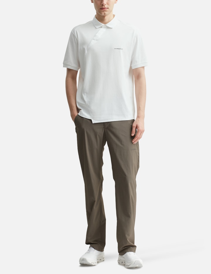 HYPEGOLF x POST ARCHIVE FACTION (PAF) Diagonal Polo T-shirt