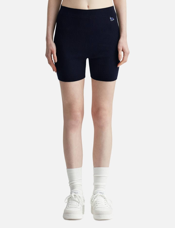 Baby Fox Patch Fine Ribbed Shorts