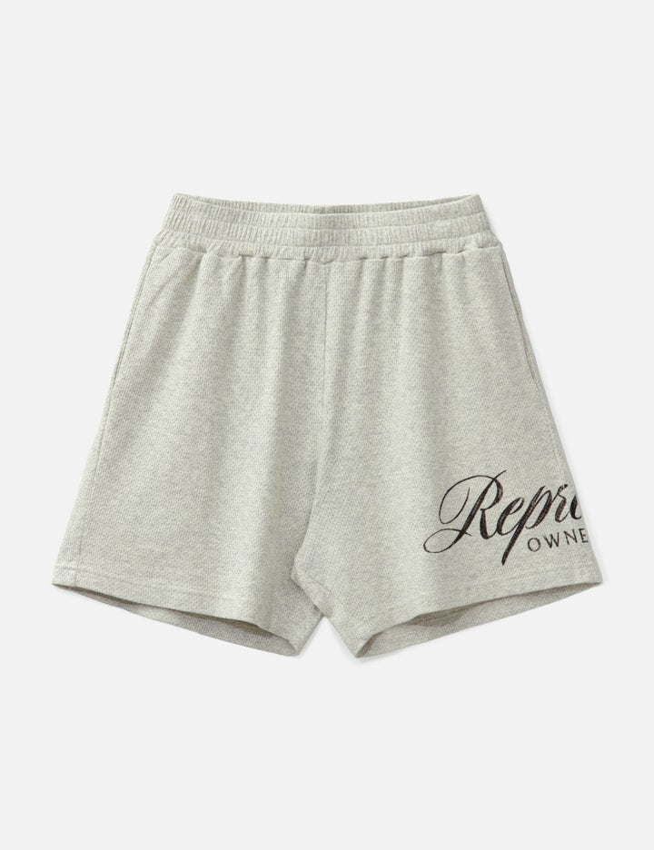 Represent Owners Club Script Mesh Shorts