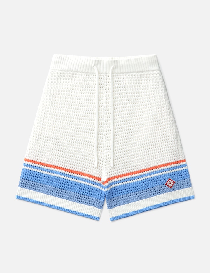 Cotton Tennis Crochet Shorts