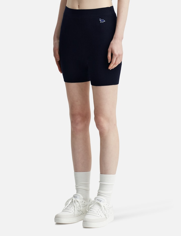 Baby Fox Patch Fine Ribbed Shorts