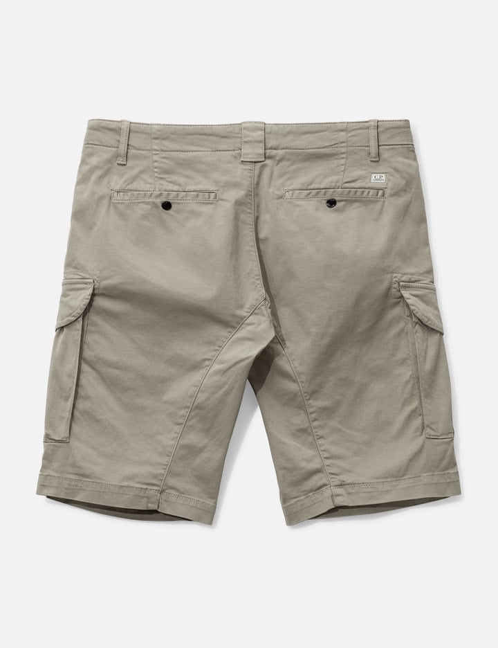 Stretch Sateen Cargo Shorts