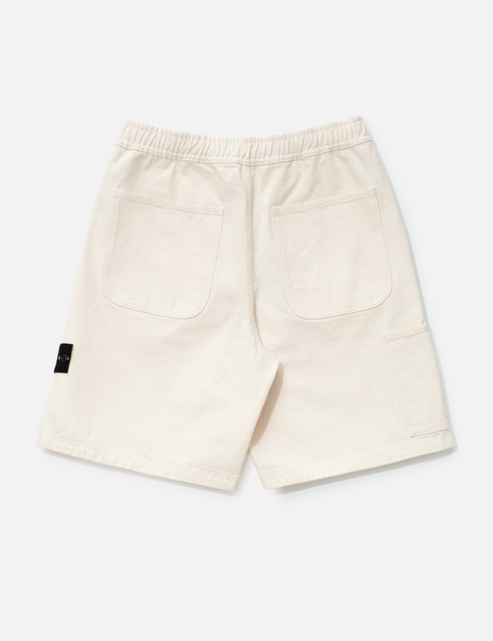 Natural Cotton Gabardine Raw Beauty Bermuda Shorts
