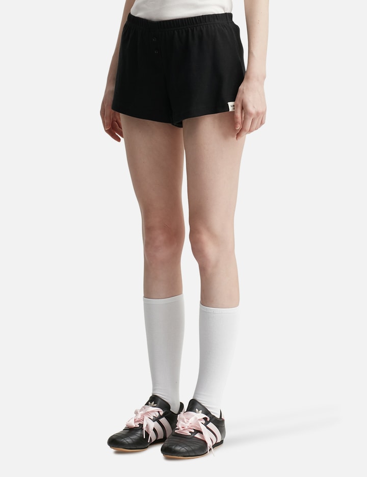 Button Fly Mini Shorts