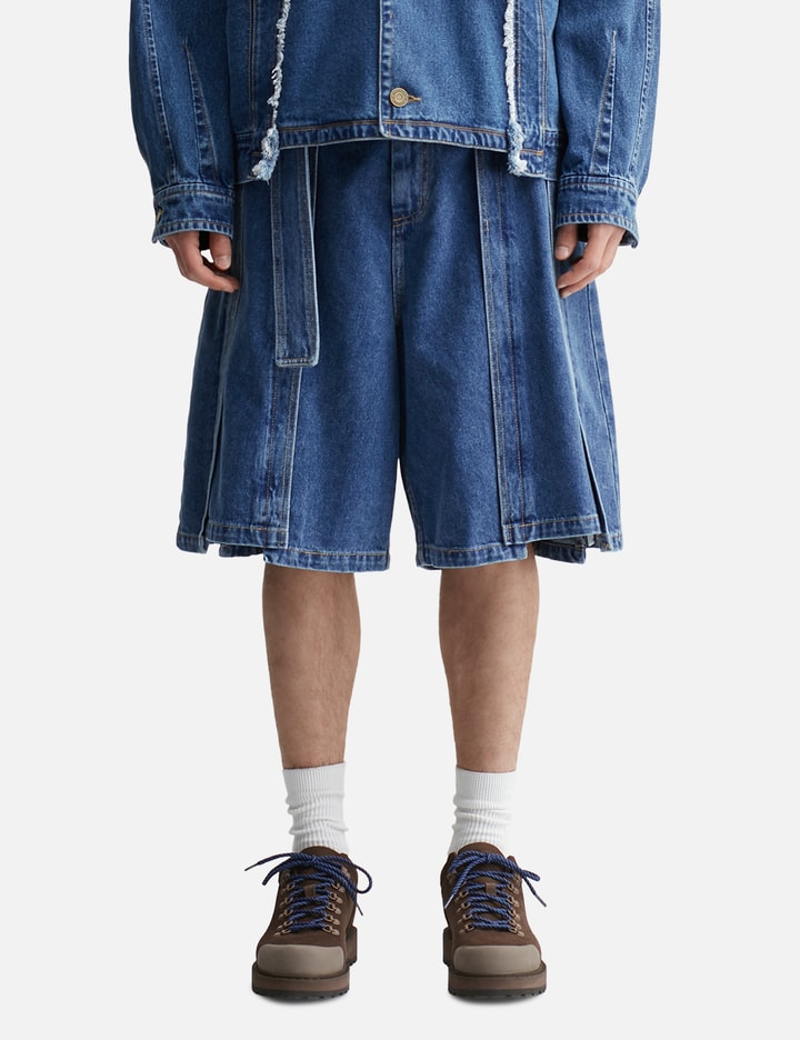 Asymmetrical Vertical Shorts