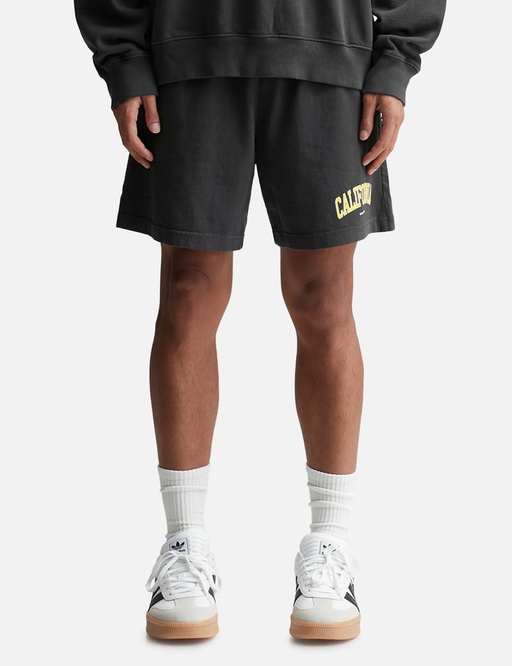 California Gym Shorts Faded Black/Gold