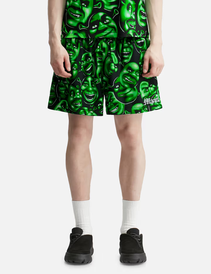 Market X Shrek AOP  Mesh Short
