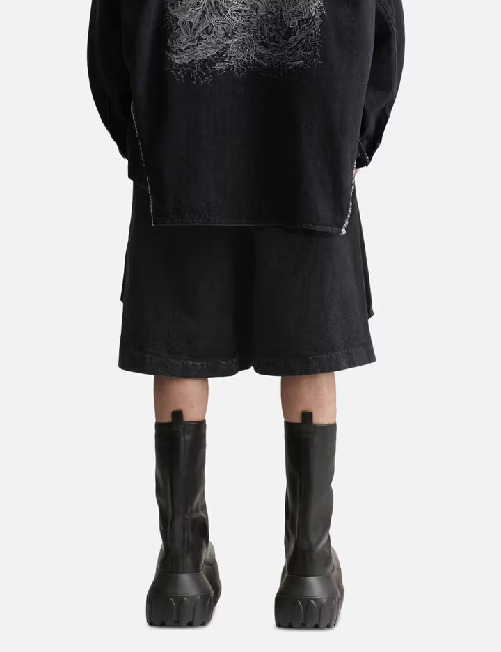 Bias Drape Shorts