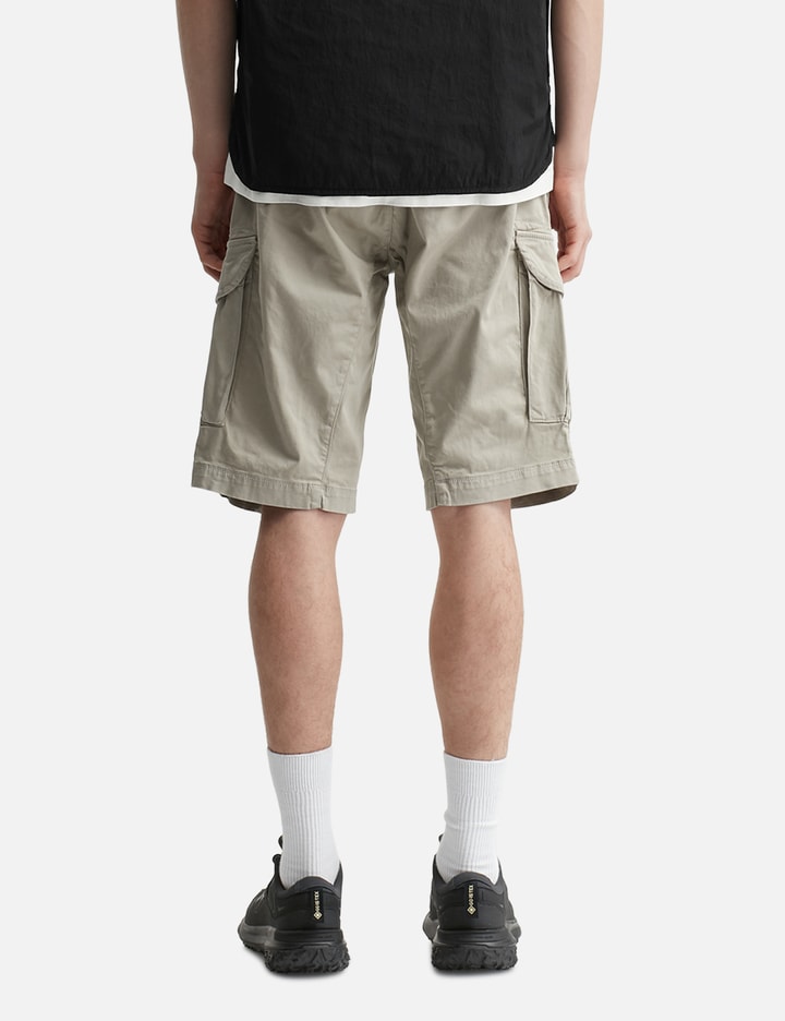 Stretch Sateen Cargo Shorts