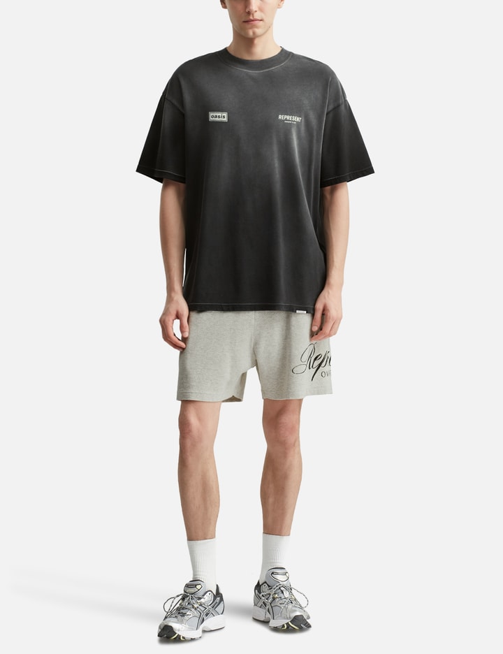 Represent Owners Club Script Mesh Shorts