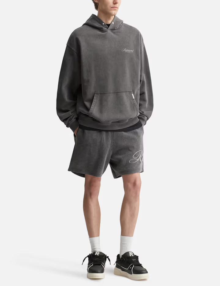 Represent Owners Club Script Mesh Shorts
