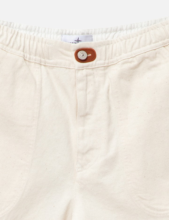 Natural Cotton Gabardine Raw Beauty Bermuda Shorts