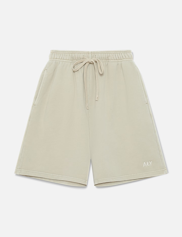 "Logo Embroidery Off-white" Shorts