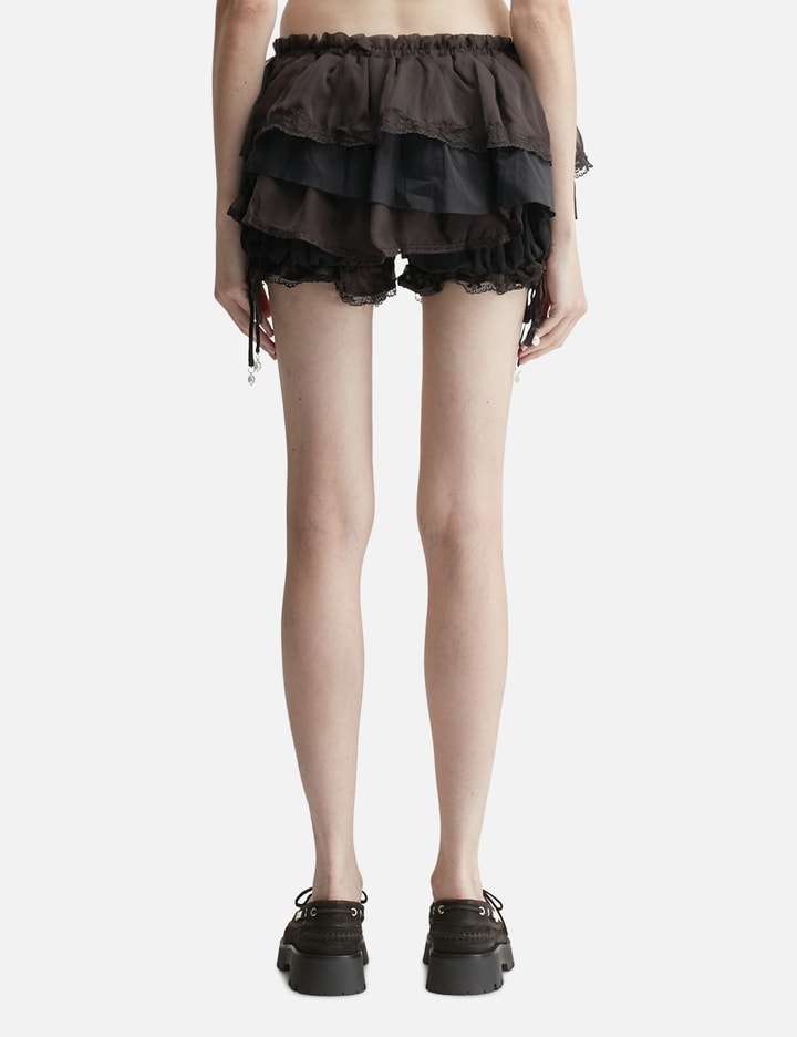 Scalloped Lace Mini Skort