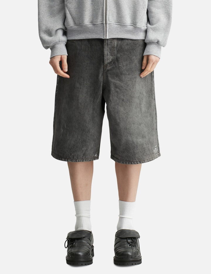 Vintage Black Baggy Shorts