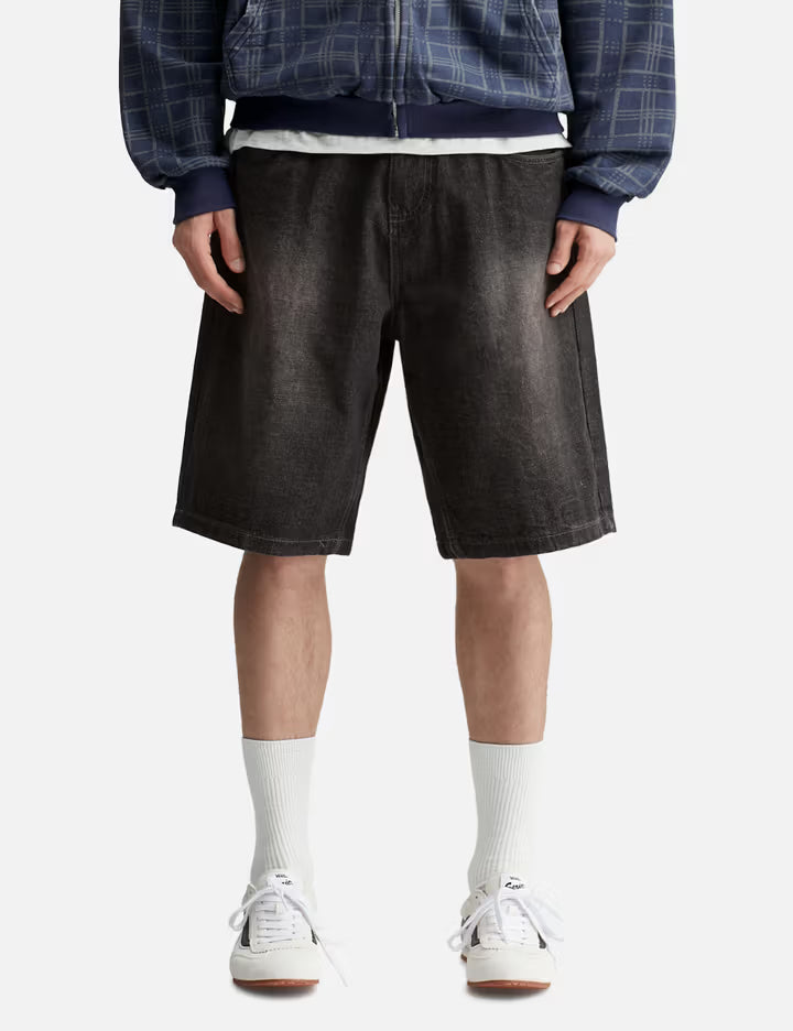 Scorpion Stitch Denim Shorts