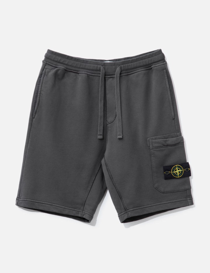 Organic Cotton Fleece Cargo Bermuda Shorts