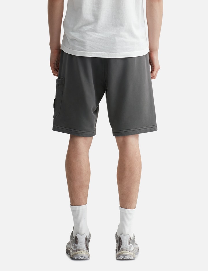 Organic Cotton Fleece Cargo Bermuda Shorts