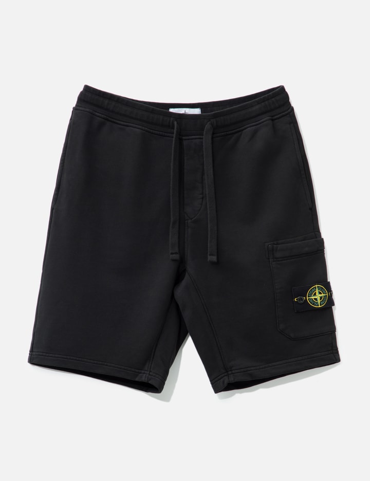 6200012 Organic Cotton Fleece Cargo Bermuda Shorts