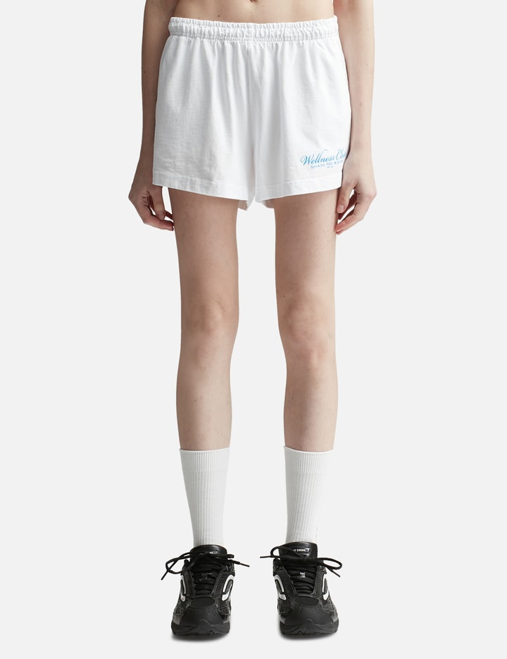 1800 Health Disco Shorts White/Ocean