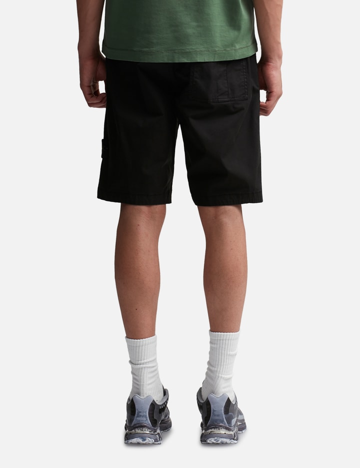 Supima® Cotton Twill Stretch-TC Cargo Bermuda Shorts