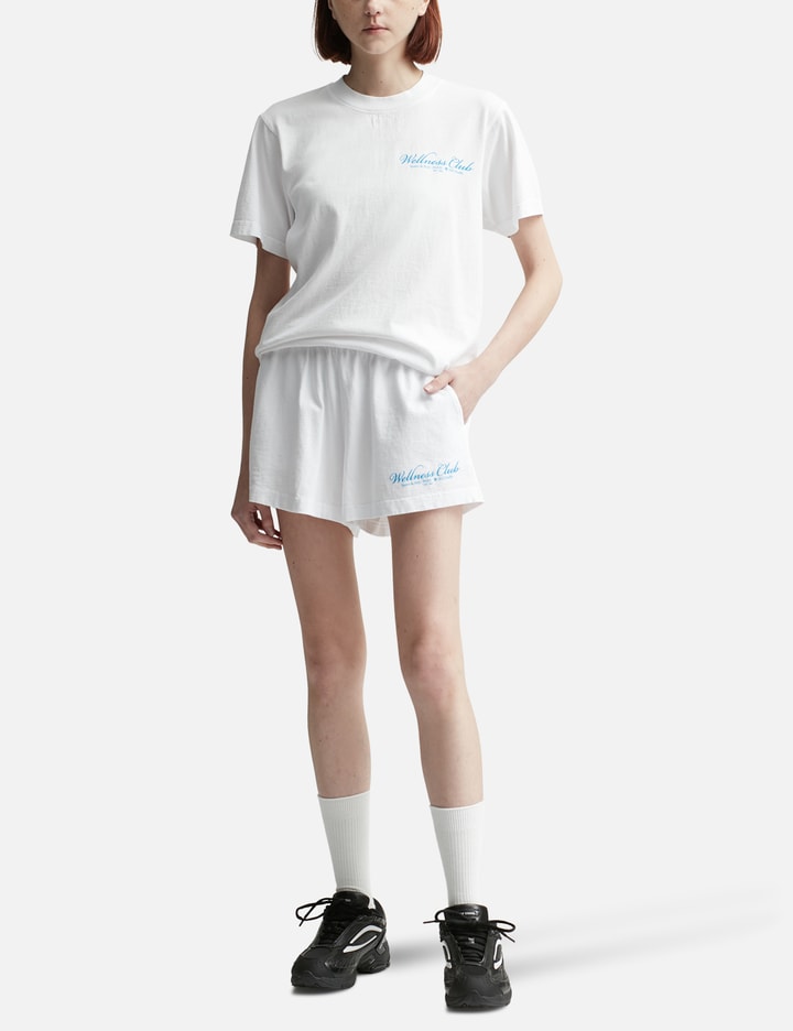 1800 Health Disco Shorts White/Ocean