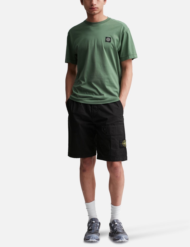 Supima® Cotton Twill Stretch-TC Cargo Bermuda Shorts