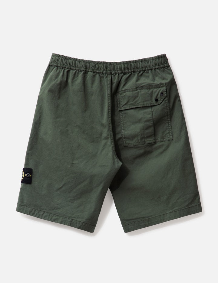 Supima® Cotton Twill Stretch-TC Cargo Bermuda Shorts