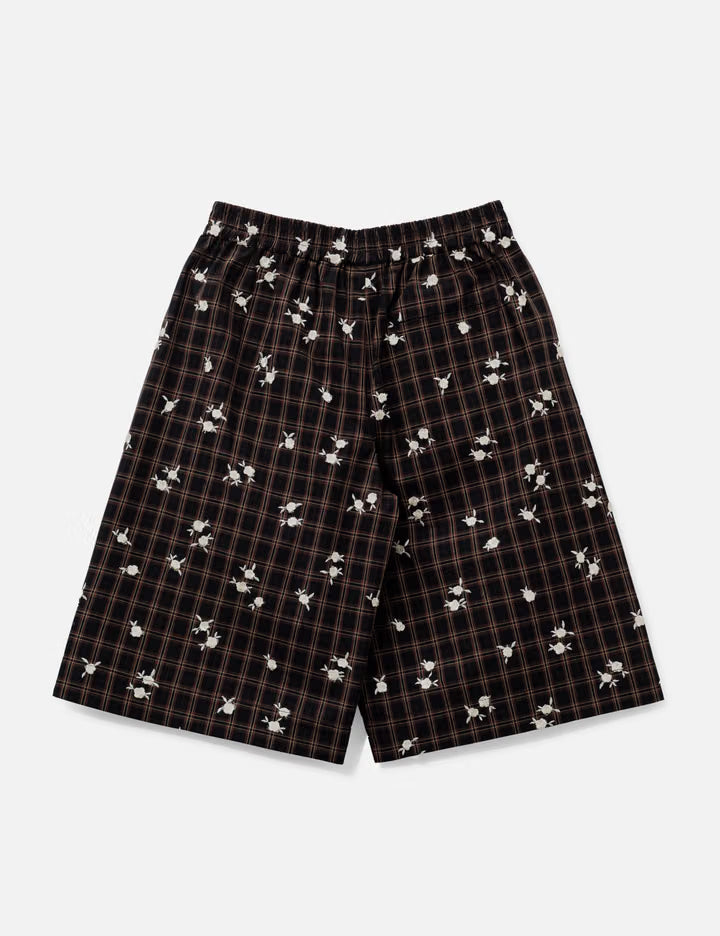 Shorts In Printed Check