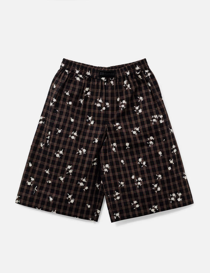 Shorts In Printed Check