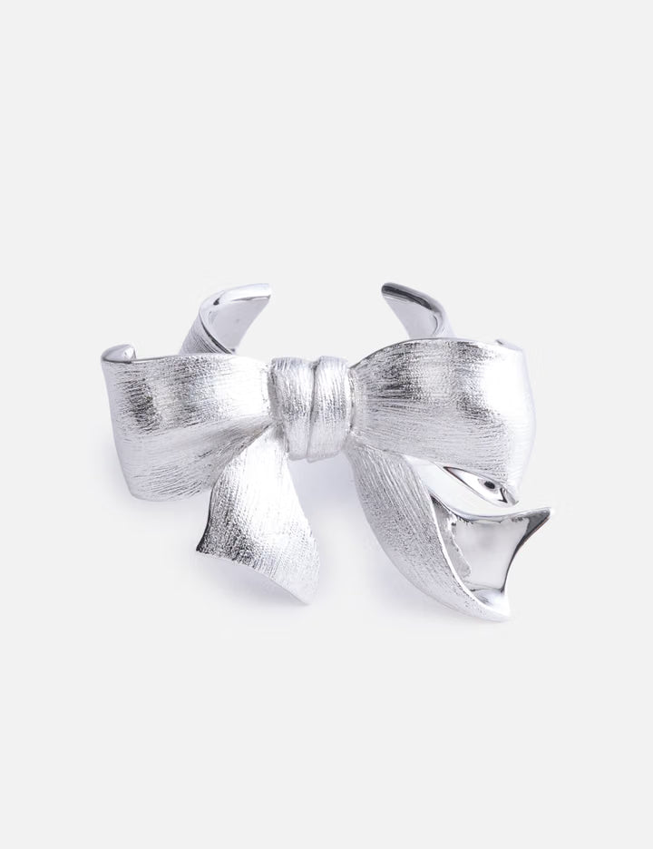 SHUSHU/TONG × YVMIN Gift Bowknot Open Ring