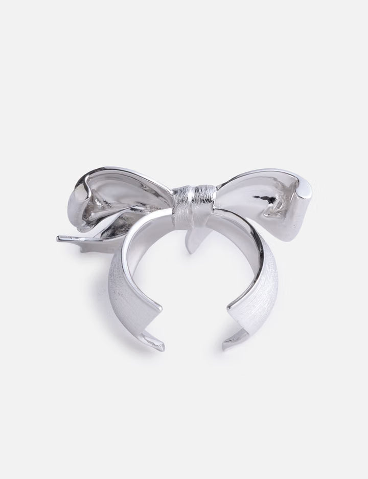 SHUSHU/TONG × YVMIN Gift Bowknot Open Ring