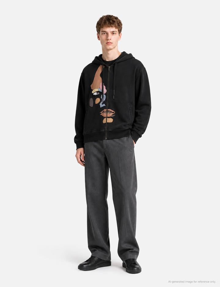 Side Eye Face Hoodie