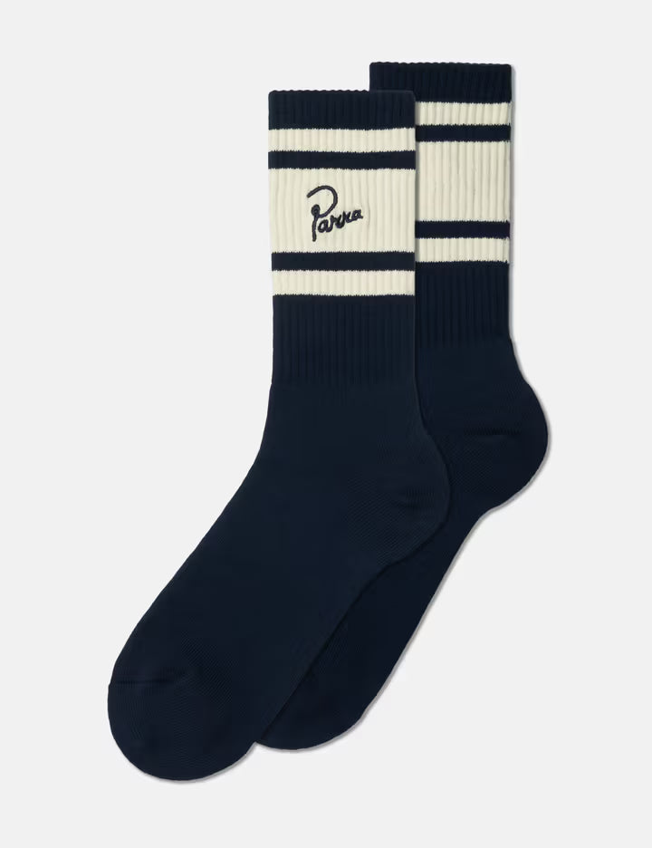 Signature Striped Crew Socks