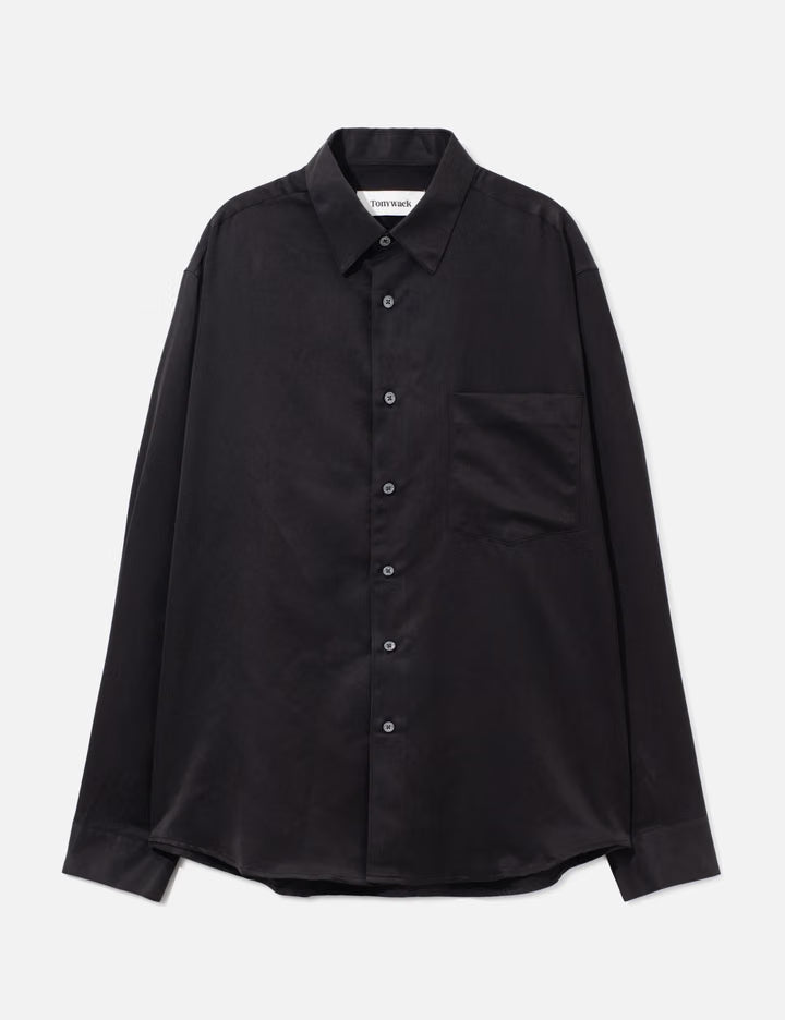 Silk Blend Cotton Essential Shirt