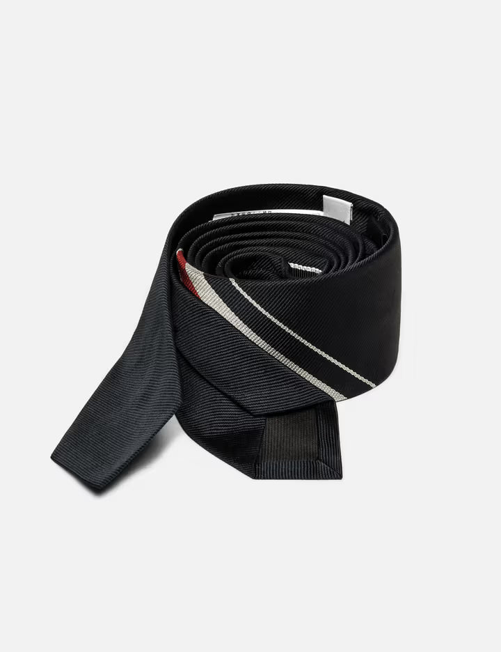 Silk Cotton RWB Jacquard Classic Tie