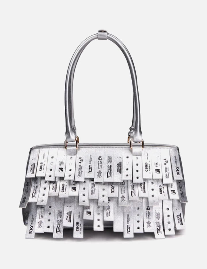 Silver Wristband Bag