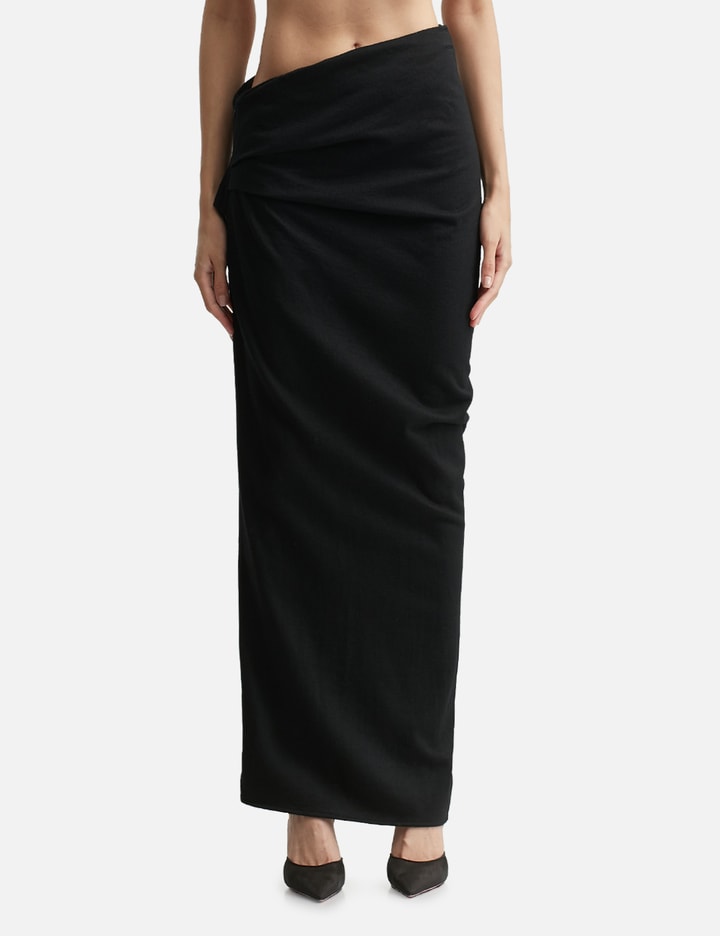 Wool Skirt Black