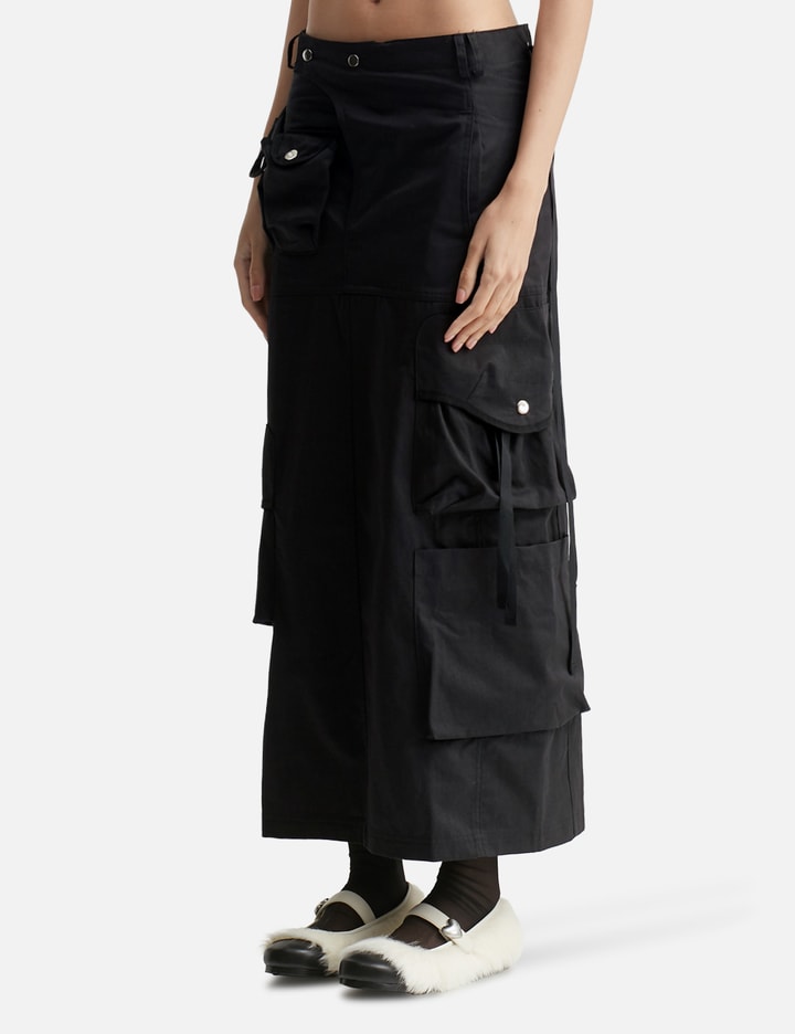 Strap Cargo Maxi Skirt