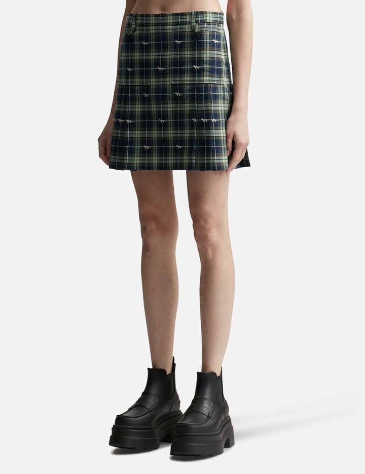 Pleated Mini Skirt With Pockets