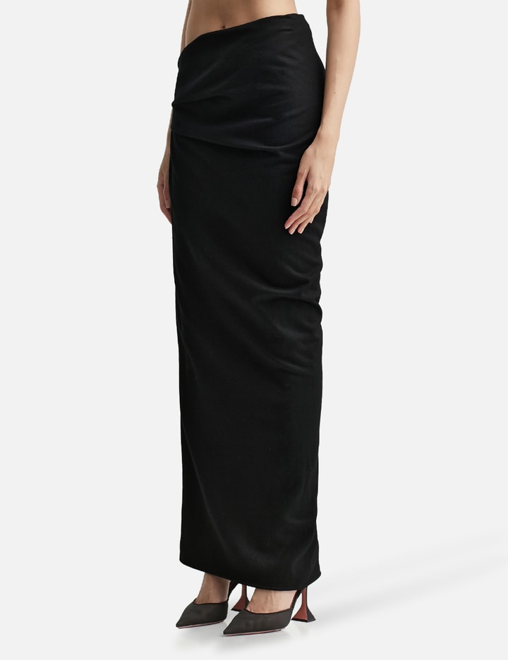 Wool Skirt Black