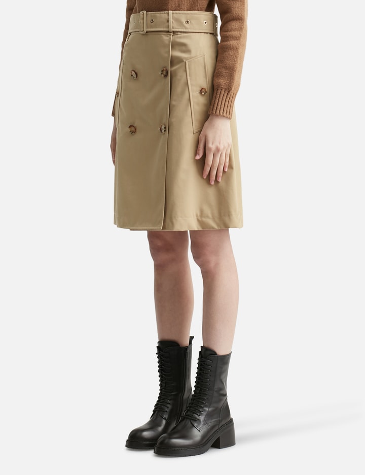 Cotton Trench Skirt