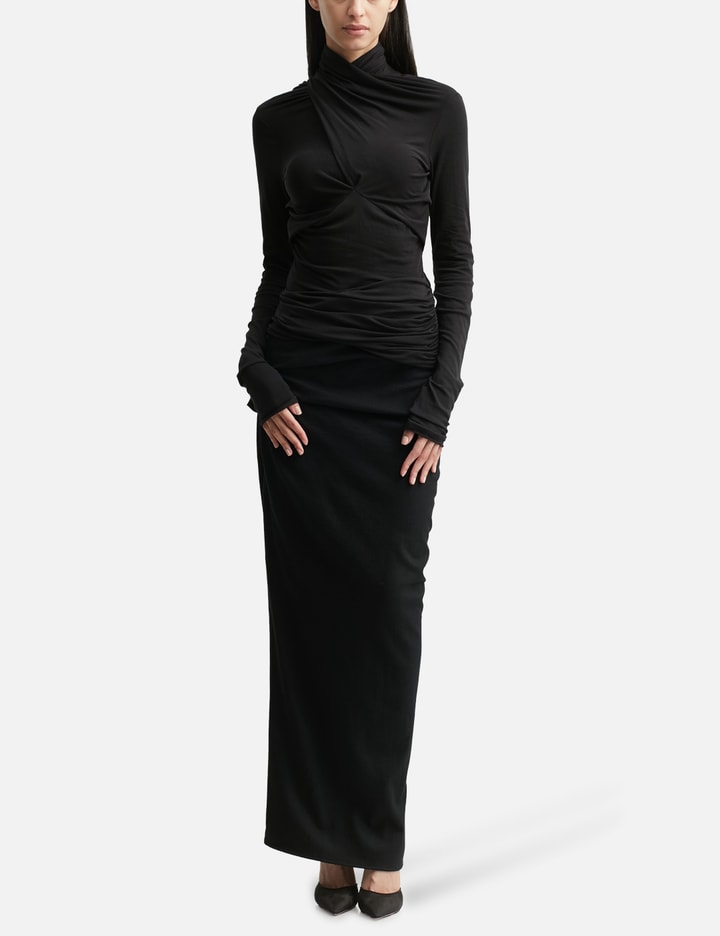 Wool Skirt Black