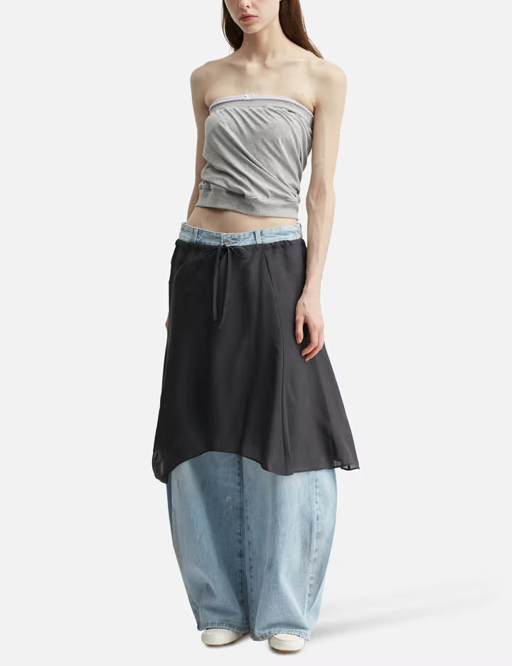 Flare Layered Skirt